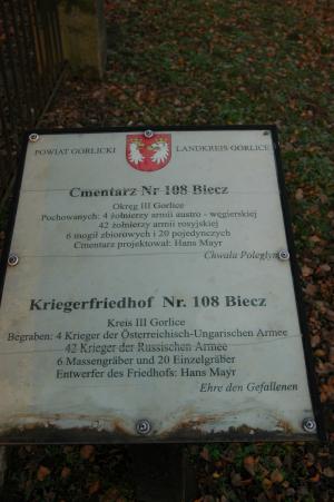 Cmentarz nr 108 Biecz 