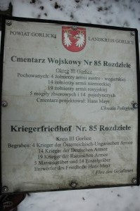 Cmentarz nr 85 Rozdziele