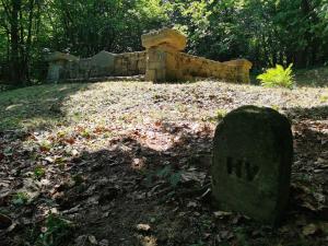 Cmentarz wojenny nr 2 w Ożennej po sprzątaniu