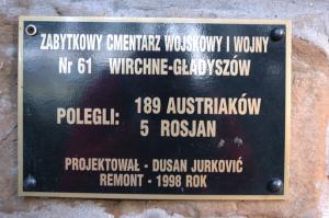 Cmentarz nr 61 Wichrne Gładyszów