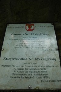 Cmentarz nr 125 Zagórzany
